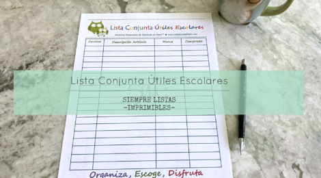5 SabiTips para ahorrar tiempo y dinero en los útiles escolares.